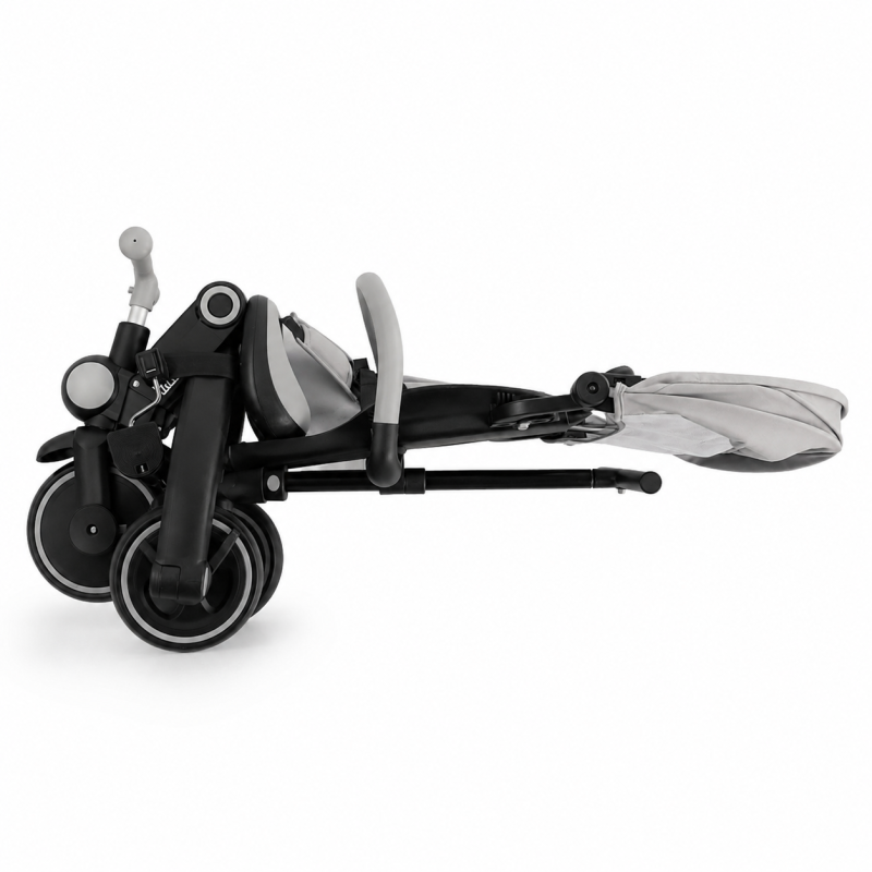 Велосипед-трансформер 3-х кол. BS-12-707 Best Trike   4 в 1 чорно-сірий