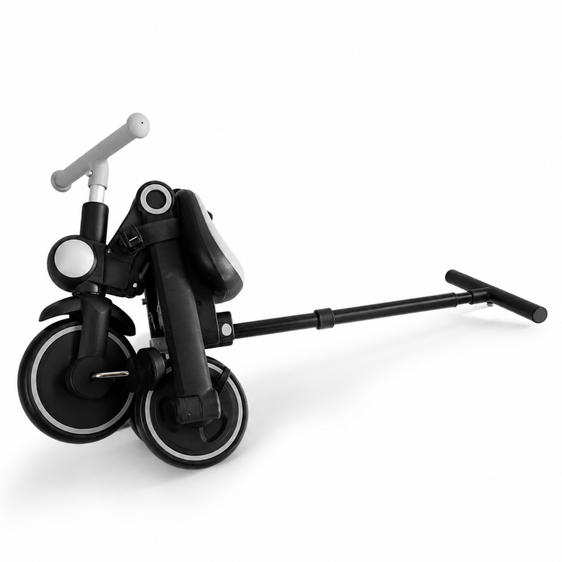 Велосипед-трансформер 3-х кол. BS-12-707 Best Trike   4 в 1 чорно-сірий