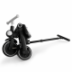 Велосипед-трансформер 3-х кол. BS-12-707 Best Trike   4 в 1 чорно-сірий