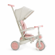 Велосипед-трансформер 3-х кільк. BS-12-707 Best Trike 4 в1 біло-рожевий