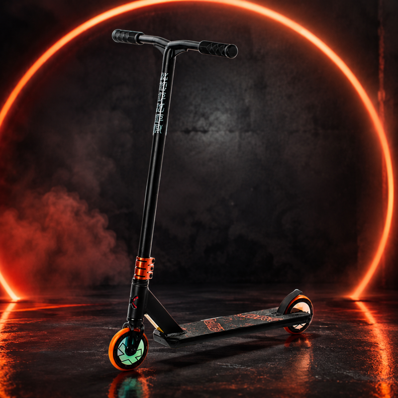 Трюковий самокат Explore LEADER DELUXE Black Orange