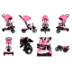 Триколісний велосипед Crosser Rosa T600 Pink з батьківською ручкою