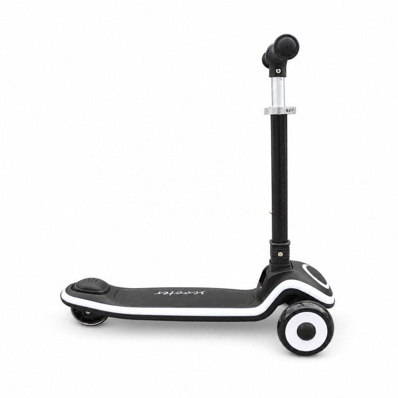 Дитячий триколісний самокат Skyper S-308-12 L чорний