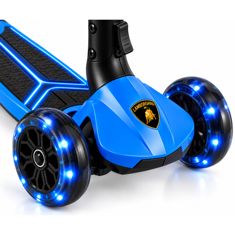 Дитячий триколісний самокат Lamborghini L3-00215 синій