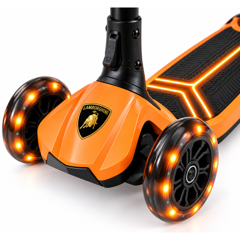 Дитячий триколісний самокат Lamborghini L3-00302 помаранчевий