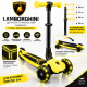 Дитячий триколісний самокат Lamborghini L3-00569 жовтий