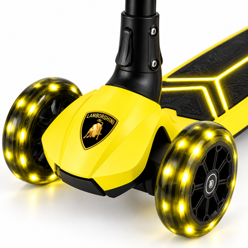 Дитячий триколісний самокат Lamborghini L3-00569 жовтий