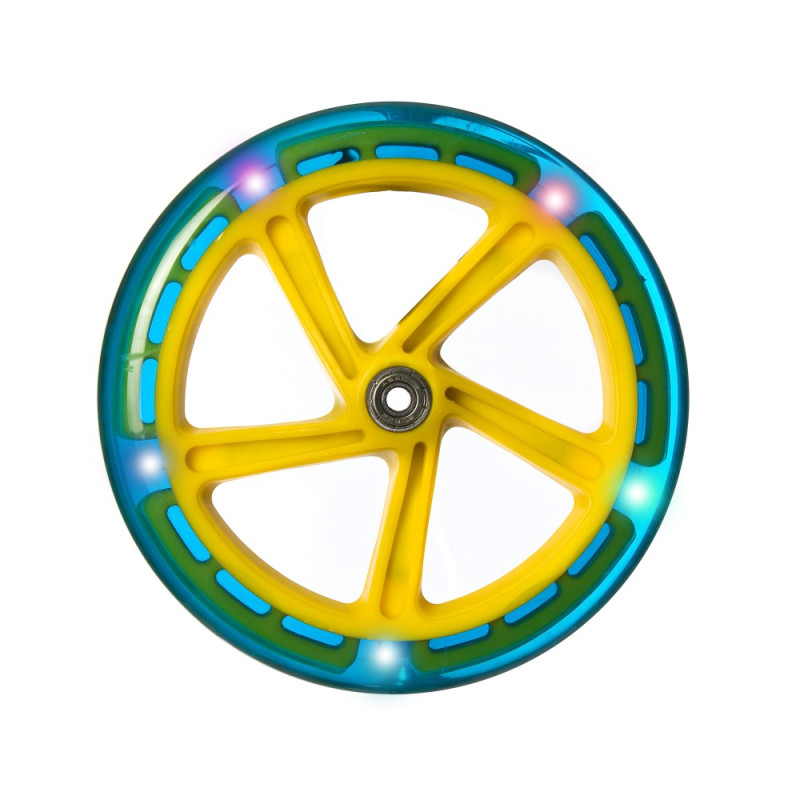 Самокат двоколісний BREEZER SUPER NEW Amigo Sport фіолетовий з LED колесом