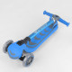 Самокат триколісний Best Scooter, ГОЛУБОЙ, складаний алюмінієвий кермо (SC-1329) 