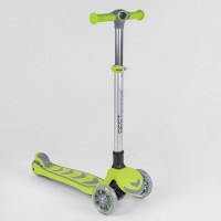 Самокат триколісний Best Scooter, ЗЕЛЕНИЙ, складаний алюмінієвий кермо (SC-1328) 