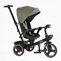 Велосипед триколісний з батьківською ручкою Best Trike "Marco" Grey