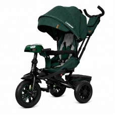 Велосипед триколісний TILLY CAYMAN з пультом і посильоною рамою T-381/7 Зелений льон