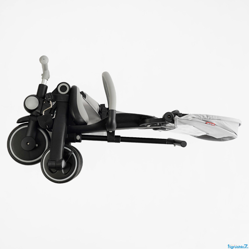 Велосипед-трансформер 3-х кол. BS-12-707 Best Trike   4 в 1 чорно-сірий