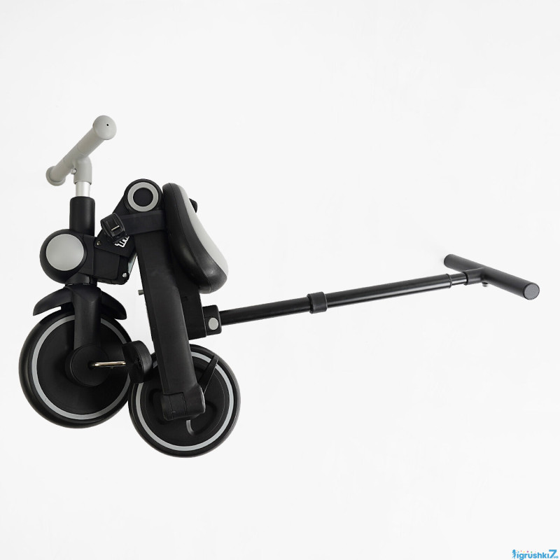 Велосипед-трансформер 3-х кол. BS-12-707 Best Trike   4 в 1 чорно-сірий