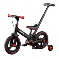 Велосипед-беговел-трансформер Nadle чорно-червоний