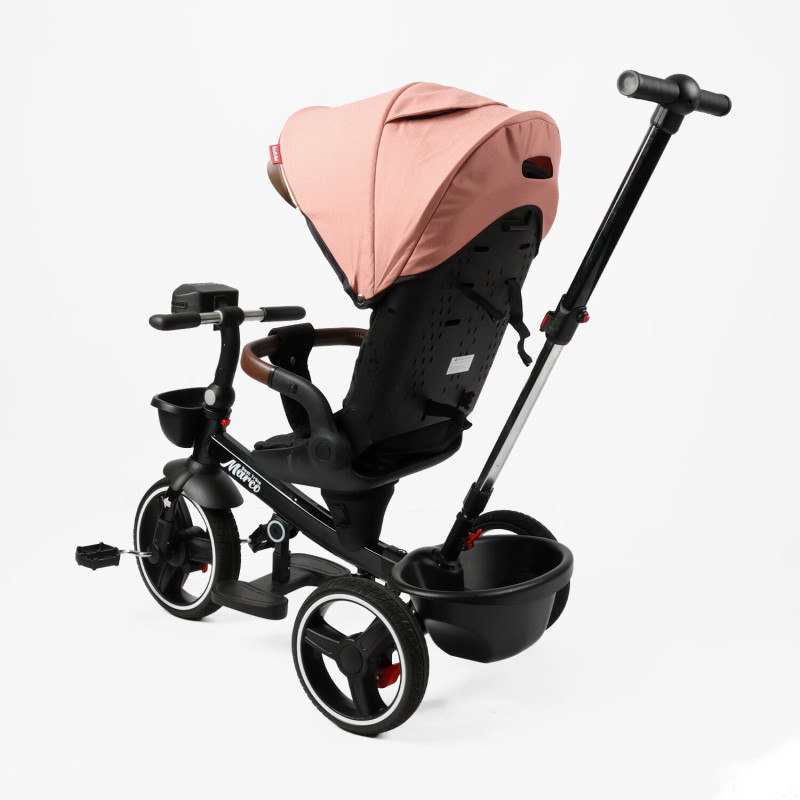 Велосипед триколісний з батьківською ручкою Best Trike "Marco" Pink (рожевий)