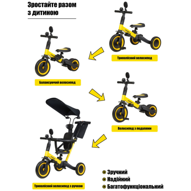 Беговел Tri-cycle 5in1 Cruiser Versa navy
