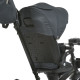 Триколісний велосипед El Camino VECTOR ME 1162-1 Dark Gray з батьківською ручкою та реверсивним сидінням від 6 місяців до 5 років