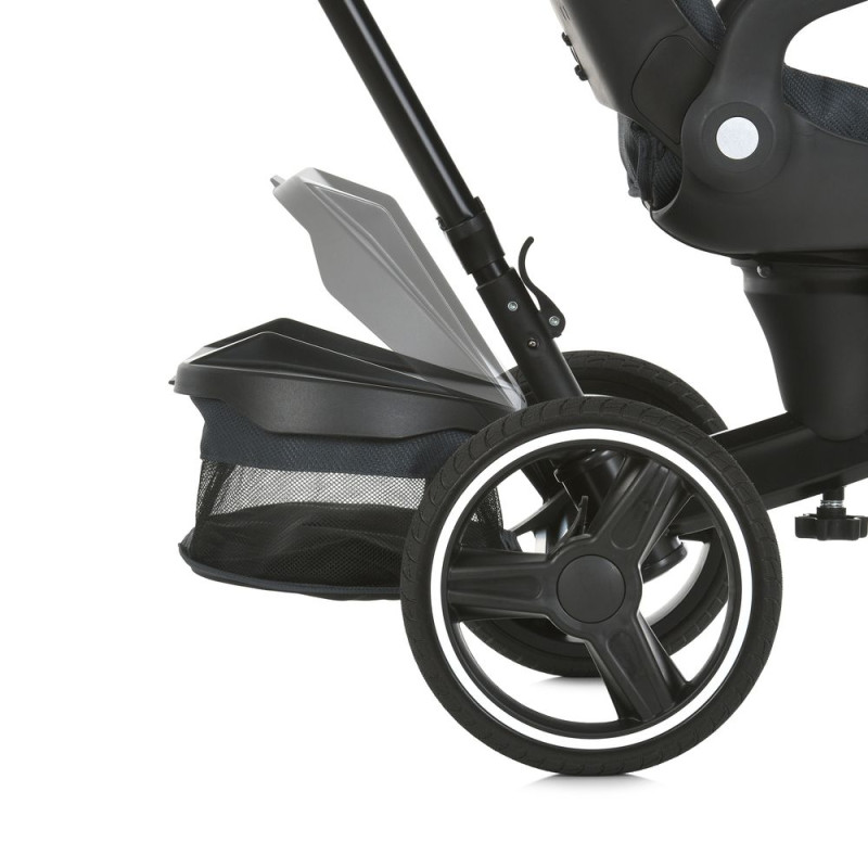 Триколісний велосипед El Camino VECTOR ME 1162-1 Dark Gray з батьківською ручкою та реверсивним сидінням від 6 місяців до 5 років