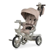 Триколісний велосипед El Camino VECTOR ME 1162-1 Beige Praline з батьківською ручкою та реверсивним сидінням від 6 місяців до 5,5 років