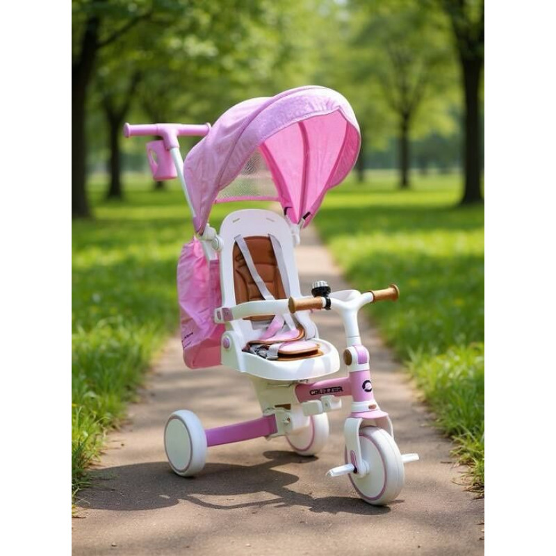 Біговел Tri-cycle 6in1 Cruiser Milano 002 рожевий