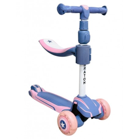 Дитячий самокат Maraton 3-колісний з сидінням