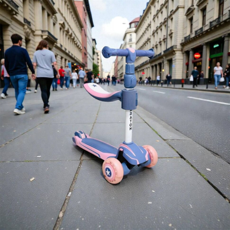 Самокат-беговел 2 в 1 Maraton Flex pink