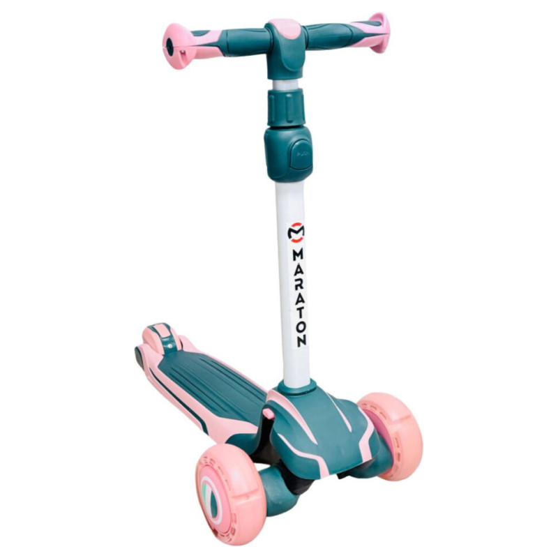 Самокат-беговел 2 в 1 Maraton Flex pink-green