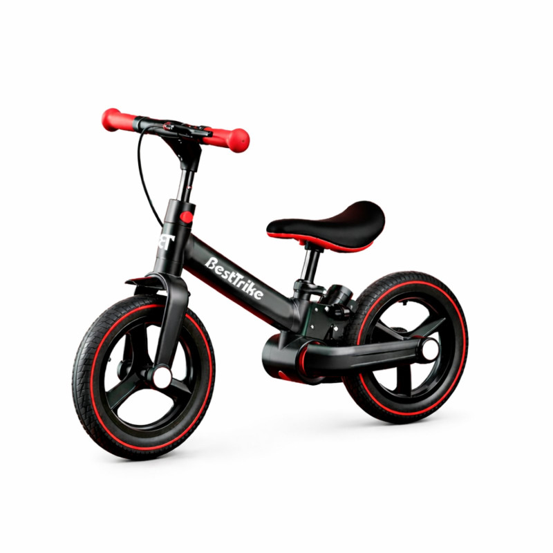 Велосипед-біговел-трансформер Best Trike чорно-червоний