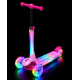 Триколісний самокат Best Scooter LS-44087 з підсвіткою (рожевий)