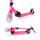 Двоколісний самокат Best Scooter L-80864 рожевий з LED-підсвіткою платформи