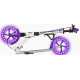 Двоколісний самокат Maraton Rider LED з підсвіткою коліс (фіолетовий)